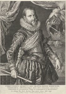 Porträt von König Christian IV. von Dänemark und Norwegen