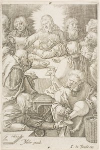 Das letzte Abendmahl von Jan Harmensz. Muller