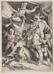Venus und Merkur von Jan Harmensz. Muller