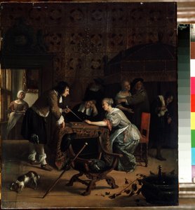 Tric-Trac-Spieler von Jan Havicksz. Steen