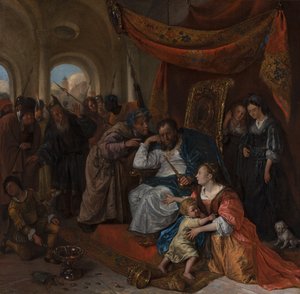 Moses und die Krone des Pharao, ca. 1670