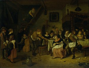 Bauernhochzeit, 1672
