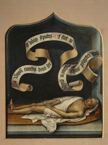 Ein Phylakterium und der Körper eines Kanonikers von Jan II Provost
