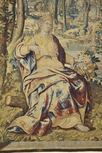 Pomona (Detail) aus Vertumnus und Pomona von Jan II Raes