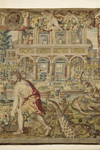 (Detail) Vertumnus, aus Vertumnus und Pomona, um 1630 von Jan II Raes