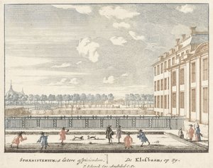 Spiel von Klosbaan im Het Loo Palast, 1694-97 von Jan I van Call