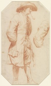 Studie eines stehenden Mannes und des rechten Arms von Jan Josef Horemans (I)