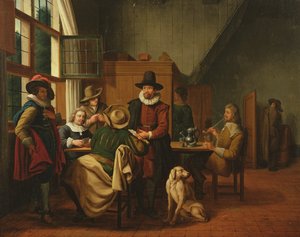 Innenraum einer Taverne