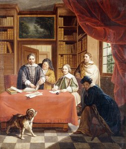 Die Vorbereitung von Hochzeitsverträgen von Jan Josef the Younger Horemans