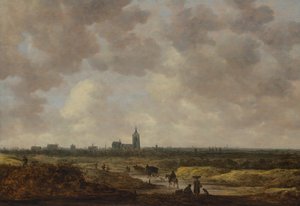 Ein Blick auf Den Haag von Nordwesten, 1647 von Jan Josephsz van Goyen