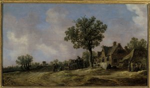 Taverne an einer Landstraße, 1620 von Jan Josephsz van Goyen