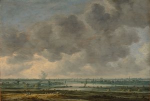 Ansicht von Haarlem und dem Haarlemmer Meer von Jan Josephsz van Goyen