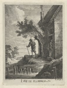 Bauernhaus am Wasser von Jan Lauwryn Krafft (I)