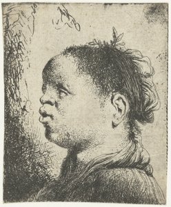 Büste einer schwarzen Frau von Jan Lievens