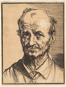 Büste eines kahlen Mannes von Jan Lievens