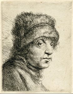 Kopf eines Mannes mit Mütze von Jan Lievens