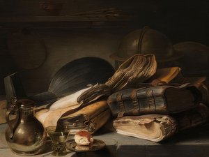Stillleben mit Büchern