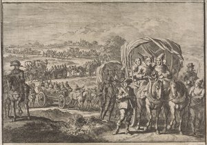 Mönche aus Nordbrabant fliehen nach Antwerpen, 1637