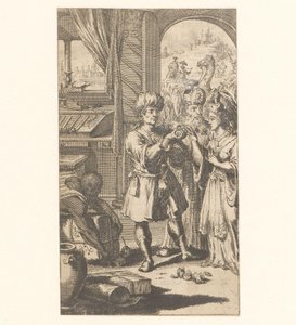 Hochzeit zwischen Mohammed und Chadidja von Jan Luyken (possibly)