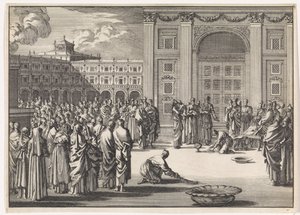 Zeremonie mit des Ehebruchs verdächtigten Frauen