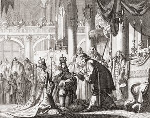 Krönung von König Wilhelm III. und Königin Maria II., 11. April