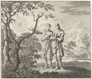 Emblem: Spinne von Jan Luyken