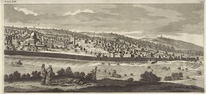 Ansicht von Jerusalem (rechte Platte) von Jan Luyken