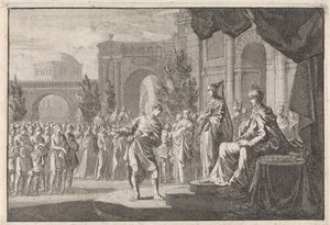 Hyrkanus vor dem Thron von Ptolemäus Philadelphus