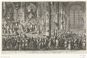 Krönung von Wilhelm III., 1689 von Jan Luyken