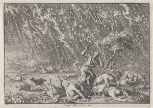 Plage von Hagel und Gewitter