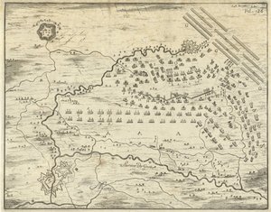 Grundriss der Schlacht bei Landen