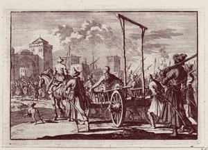 Stenka Razin vor der Hinrichtung in Moskau, 1698