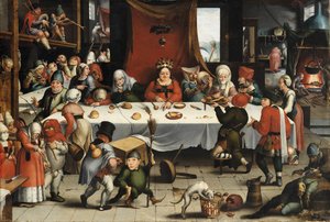Burleskes Fest, um 1550 von Jan Mandyn