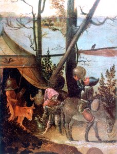 Landschaftsszene, Legende des Heiligen Christophorus, um 1520-1559