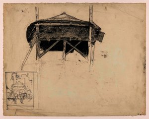 Studie eines Heuhaufens von Jan Mankes