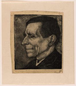 Vater von Jan Mankes, fast im Profil nach links von Jan Mankes