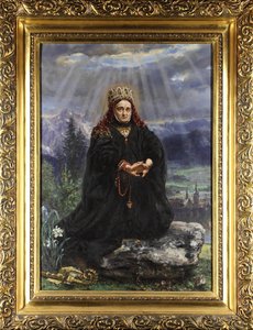 Kinga von Polen (Kunegunda oder Kunigunde) (1234 - 1293) - Heilige Kinga von Polen von Jan Alojzy Matejko