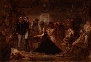 Polonia 1863 (Polen wird in Ketten gelegt) von Jan Matejko