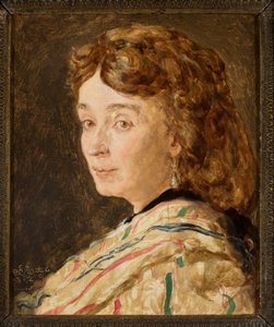 Porträt von Ludwika Gropplerowa von Jan Matejko