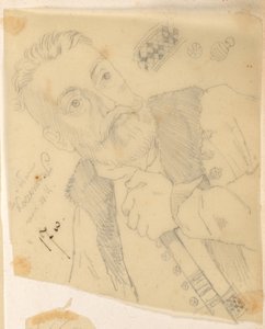 Der Schatzmeister. Adam Kazanowski als Brustbild von Jan Matejko