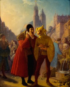 Stańczyk täuscht Zahnschmerzen vor von Jan Matejko