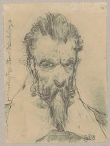 Studie von Stadnickis Kopf für das Gemälde „Skargas Predigt“ von Jan Matejko