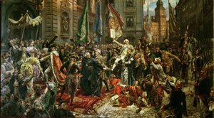 Die Verfassung vom 3. Mai 1791, 1891 von Jan Alojzy Matejko