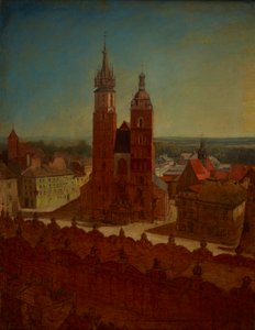 Blick vom Rathausturm von Jan Matejko
