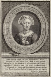 Porträt von Henrietta van Pee von Jan Maurits Quinckhardt