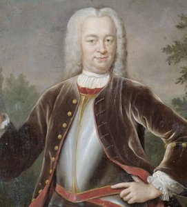 Porträt von Gustaaf Willem, Baron van Imhoff, Generalgouverneur der Niederländischen Ostindien-Kompanie von Jan Maurits Quinkhard
