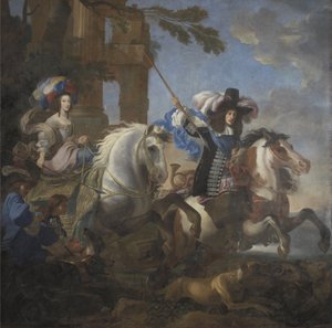 Ferdinand Maria, Kurfürst von Bayern und Henriette Adelaide von Savoyen von Jan Miel
