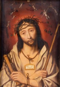 Christus mit Dornenkrone, oder Ecce Homo, ca. 1525 von Jan Mostaert