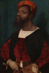 Porträt eines afrikanischen Mannes, ca. 1525-30 von Jan Mostaert