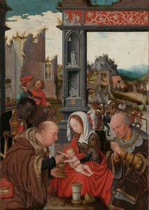 Die Anbetung der Könige, ca. 1520-5 von Jan Mostaert